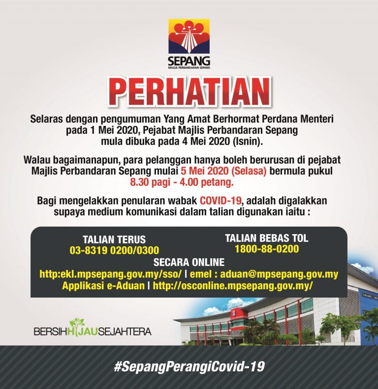 Hebahan : Pembukaan Majlis Perbandaran Sepang - MAJLIS ...