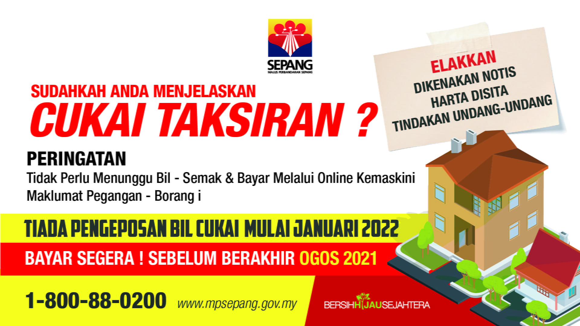 Online Bayar Cukai Taksiran Majlis Perbandaran Sepang