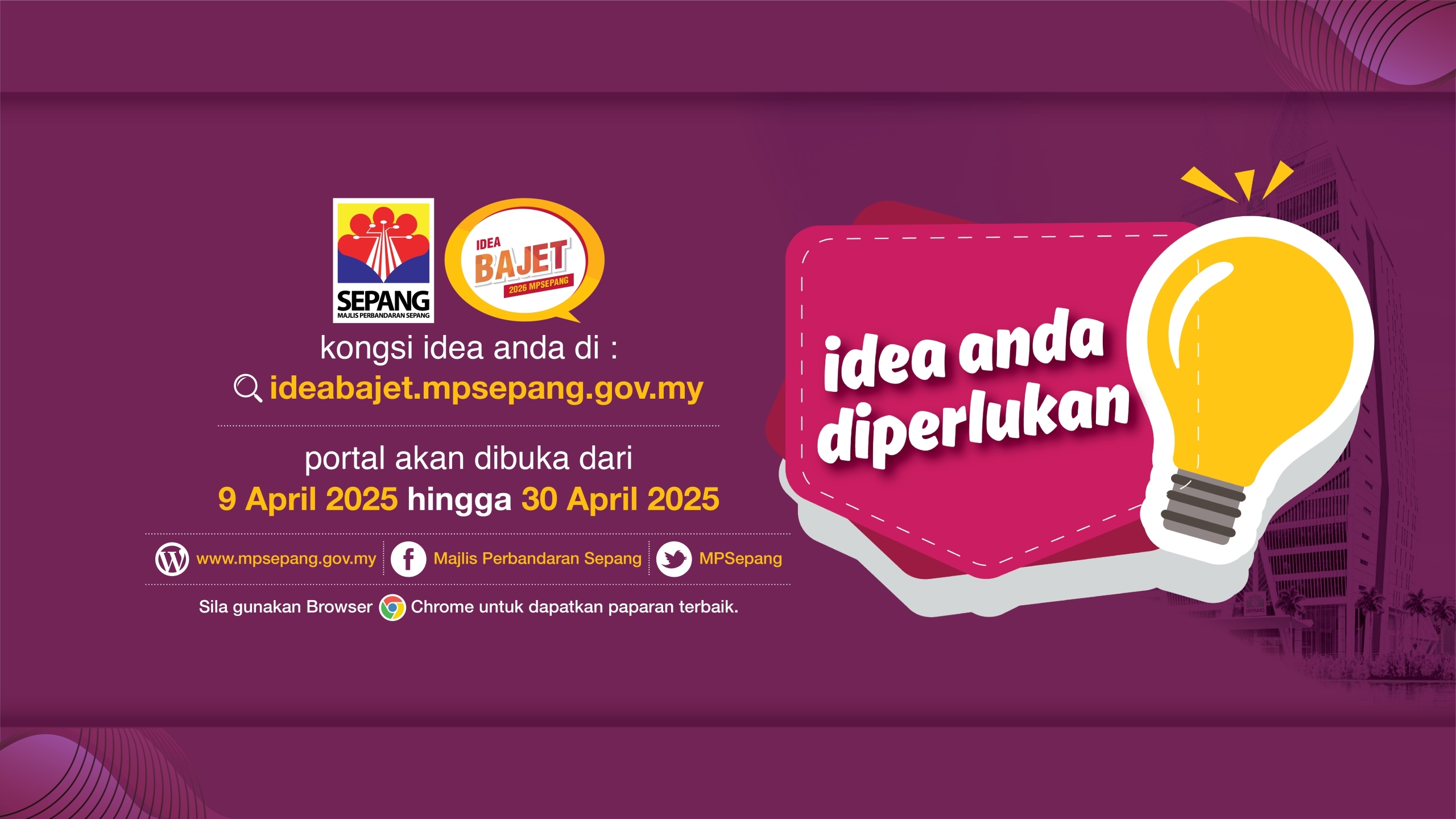 idea bajet