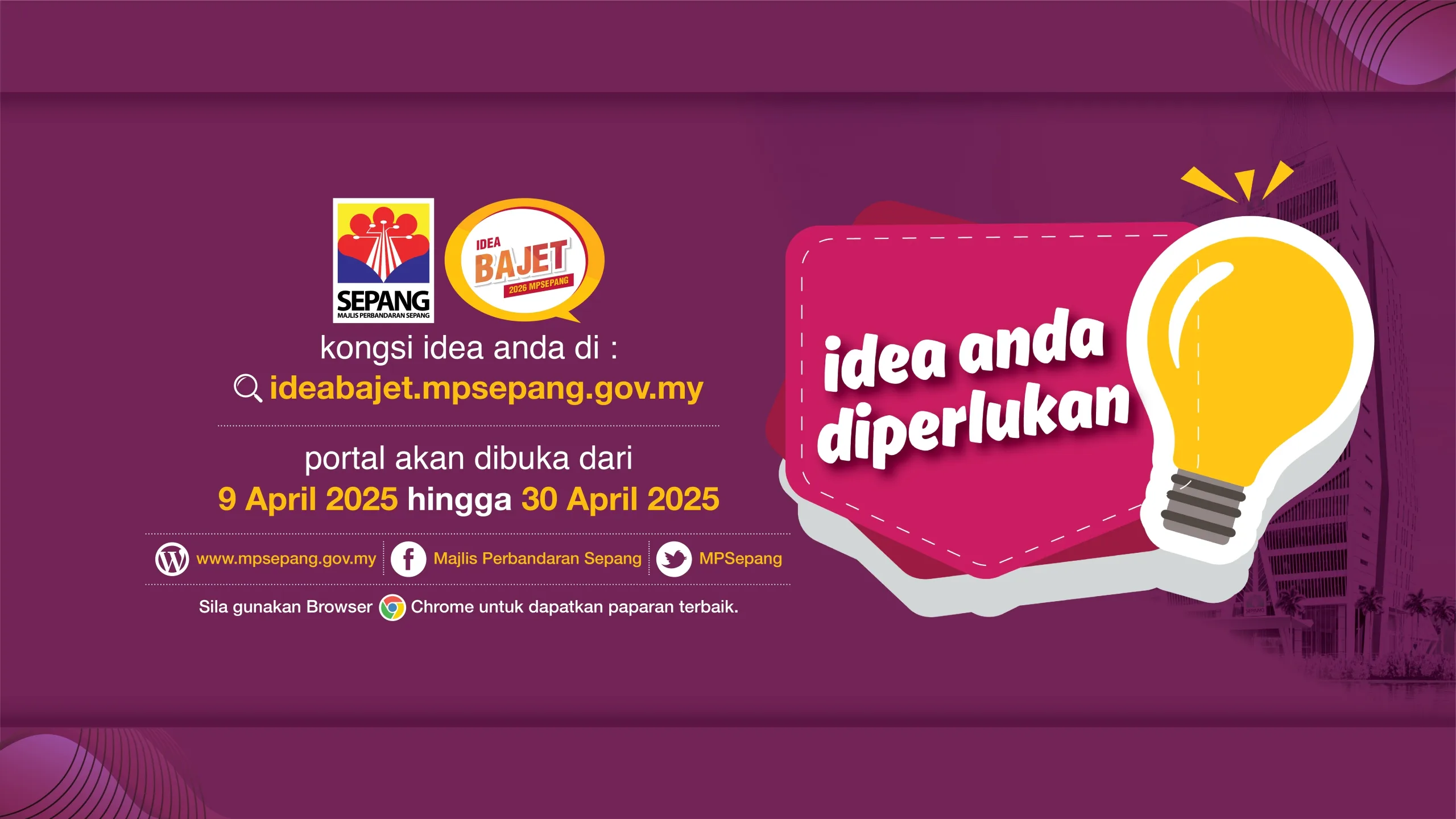 idea bajet